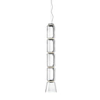 Virelo Stacked Glass Cylinder Pendant Light