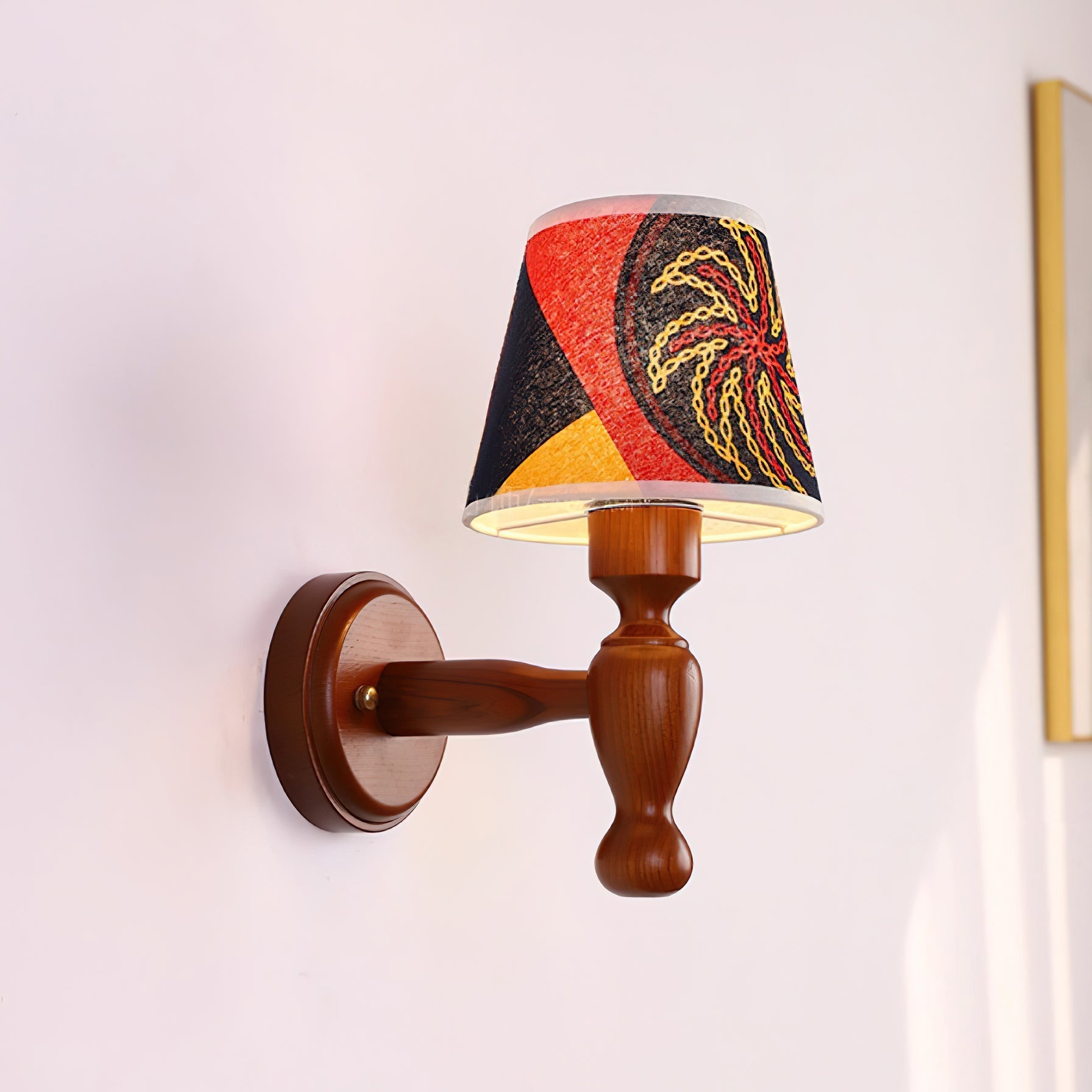 Mapleleaf Wooden Wall Lamp