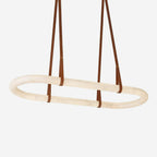Kurve Chandelier Alabaster Ring Artificial leather
