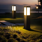 Leo Bollard Solar Outdoor Light