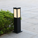 Leo Bollard Solar Outdoor Light
