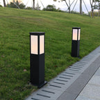 Leo Bollard Solar Outdoor Light