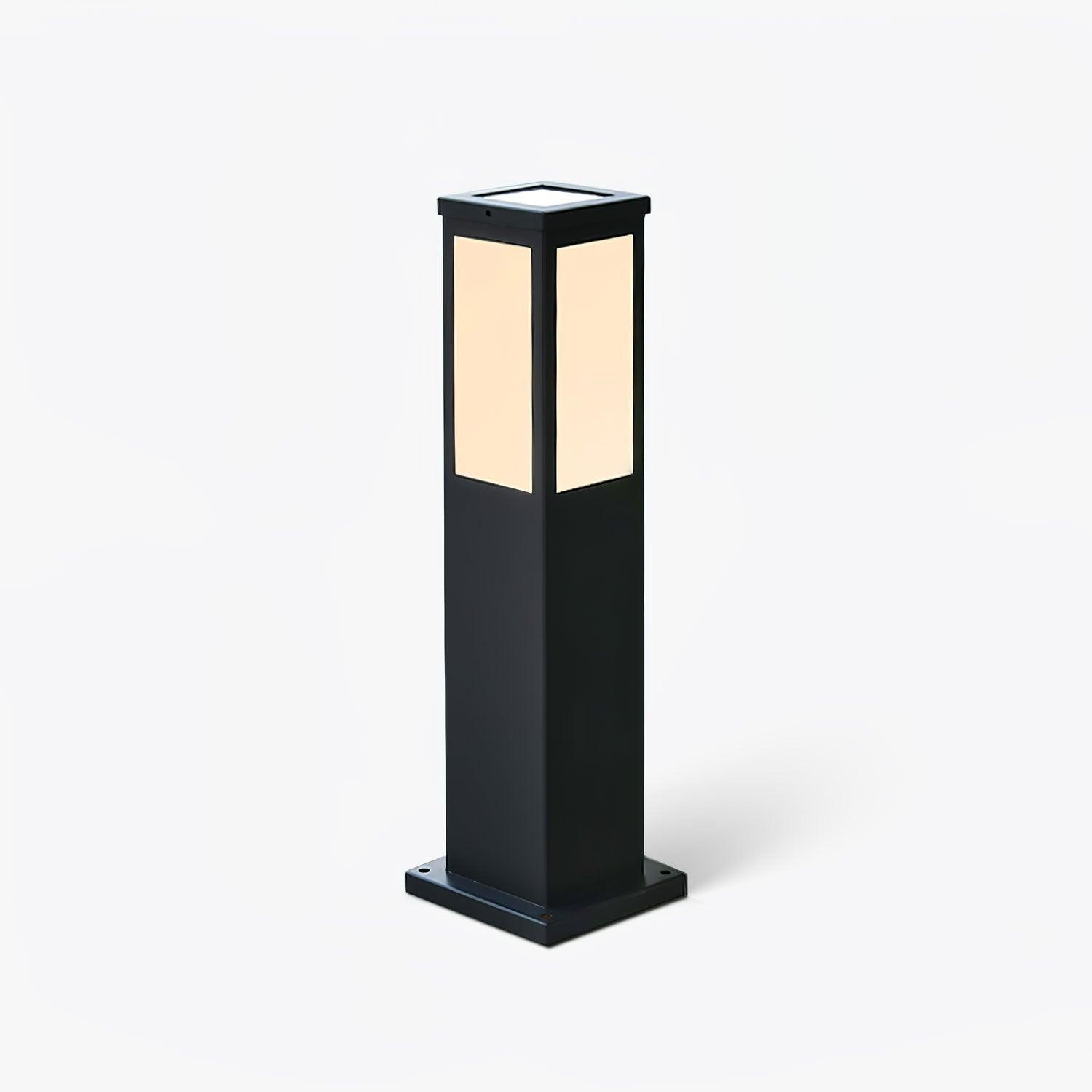 Leo Bollard Solar Outdoor Light