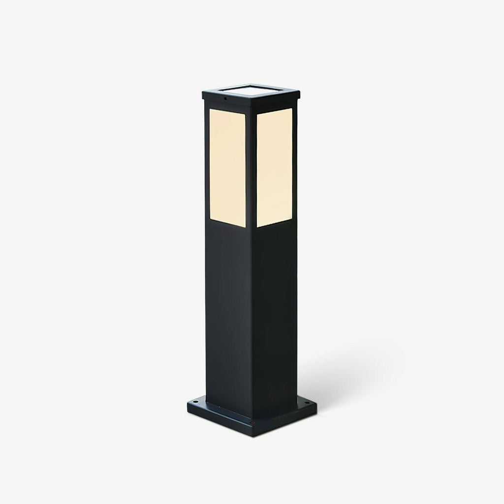 Leo Bollard Solar Outdoor Light