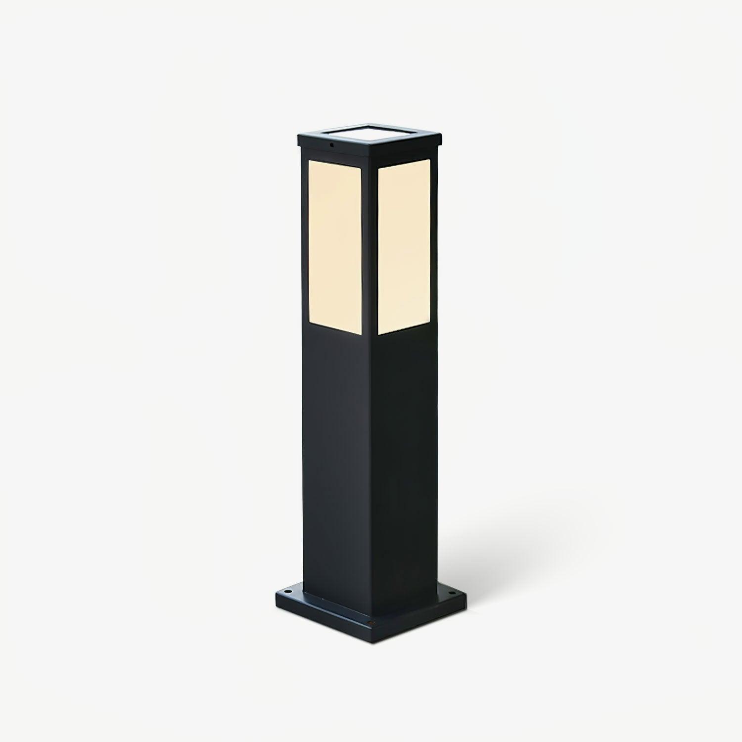 Leo Bollard Solar Outdoor Light