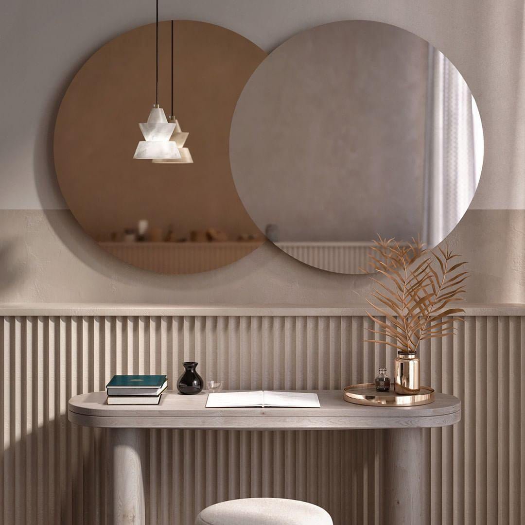 Strata Alabaster  Pendant Light