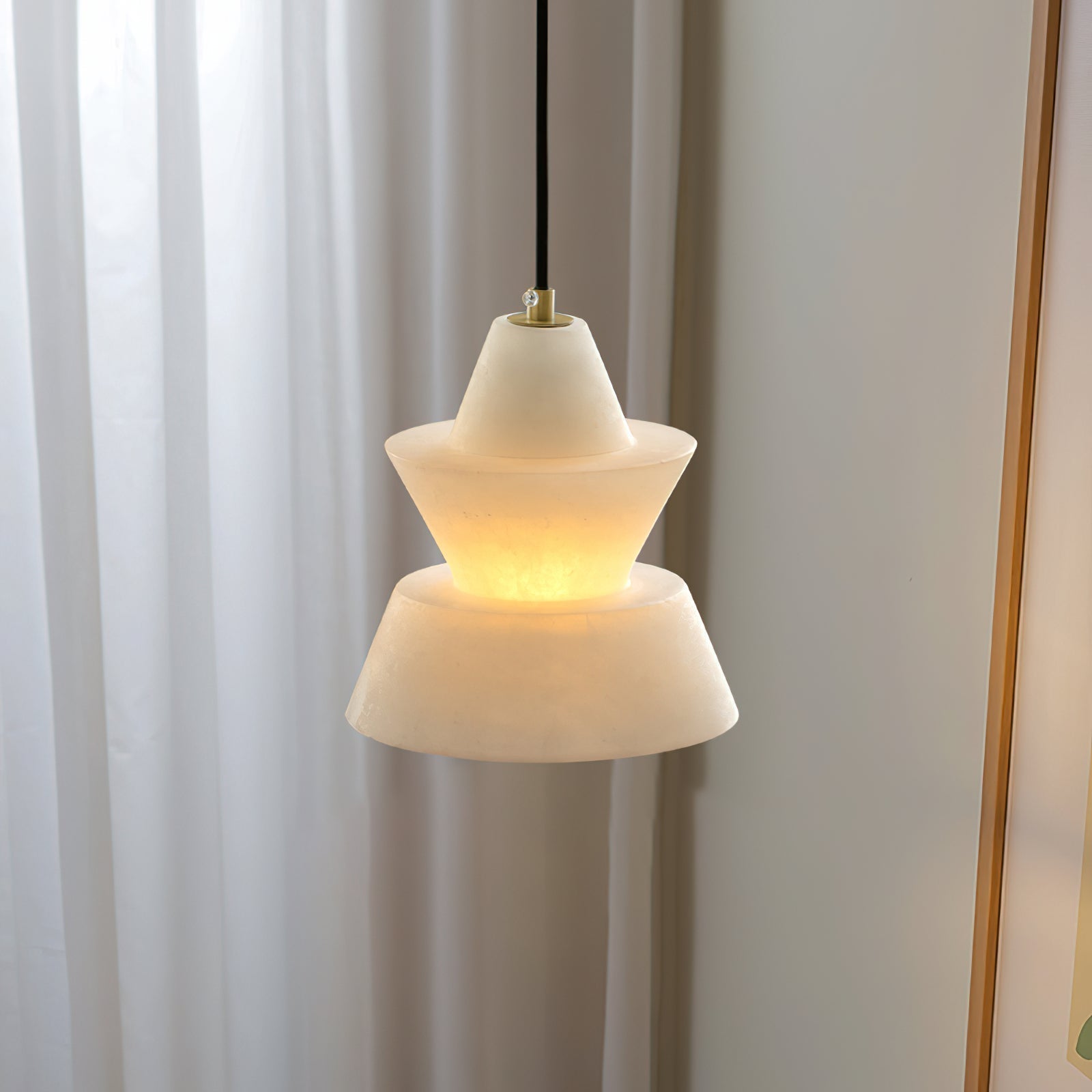 Strata Alabaster  Pendant Light