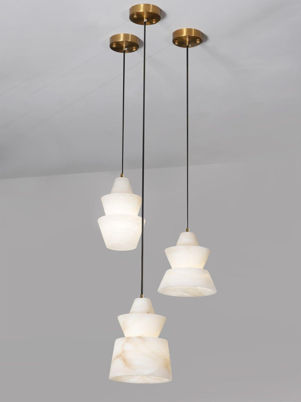 Strata Alabaster  Pendant Light