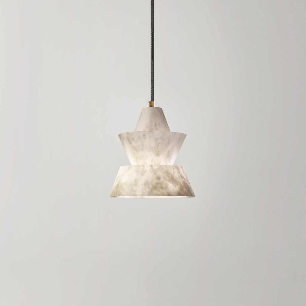 Strata Alabaster  Pendant Light