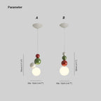 Valentina Modern LED Pendant Light White Metal Bedroom Living Room