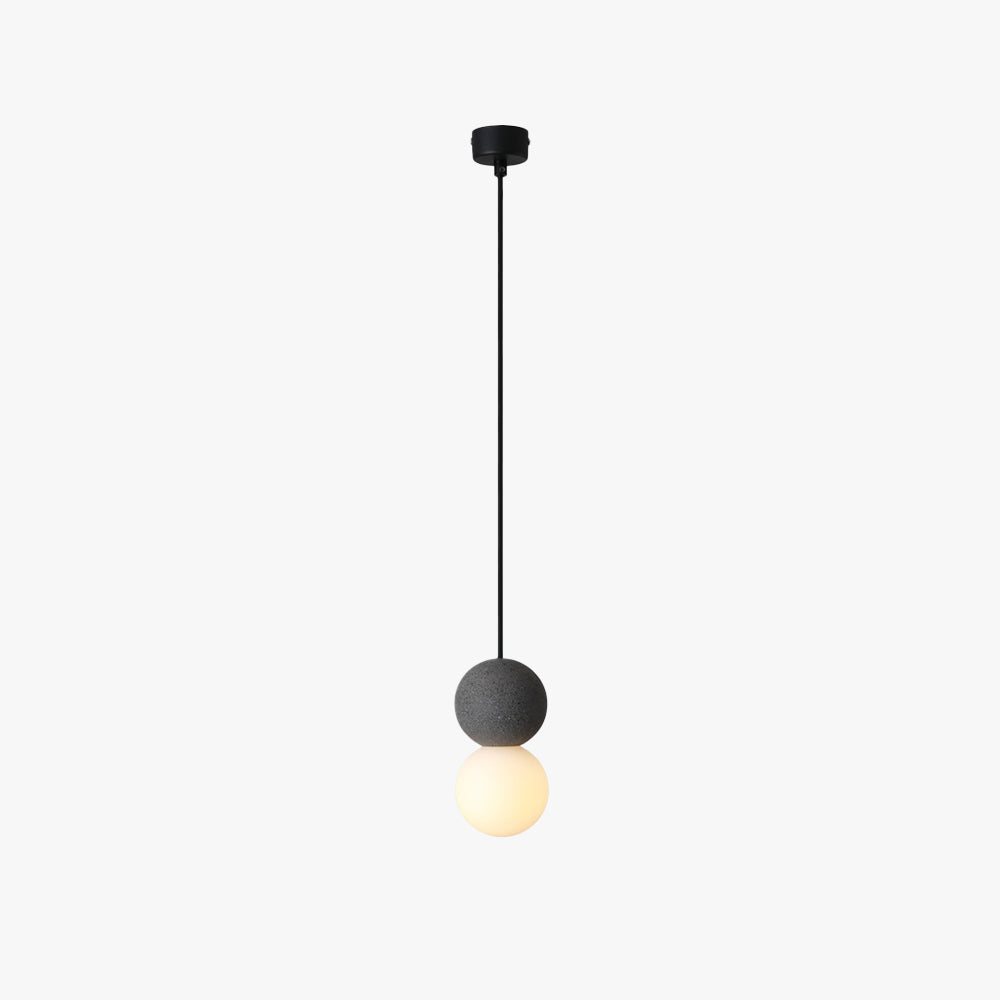 Avi Modern LED Pendant Light Black Metal Bedroom Living Room