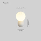 Valentina Modern LED Indoor Wall Lamp Lovely Resin Glass Bedroom/Living Room