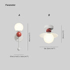 Valentina Modern LED Flush Mount Ceiling Light/Indoor Wall Light Bedroom