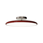 Valentina Vintage Flush Mount Ceiling Light Metal Red/White/Green LED Bedroom