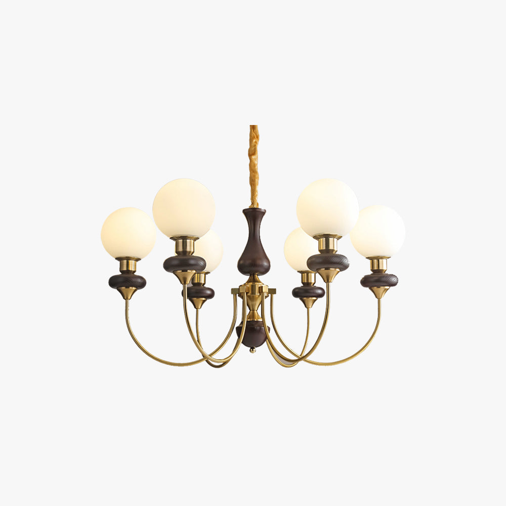 Silva Modern Luxury Decorative LED Chandelier Gold Metal Living Room