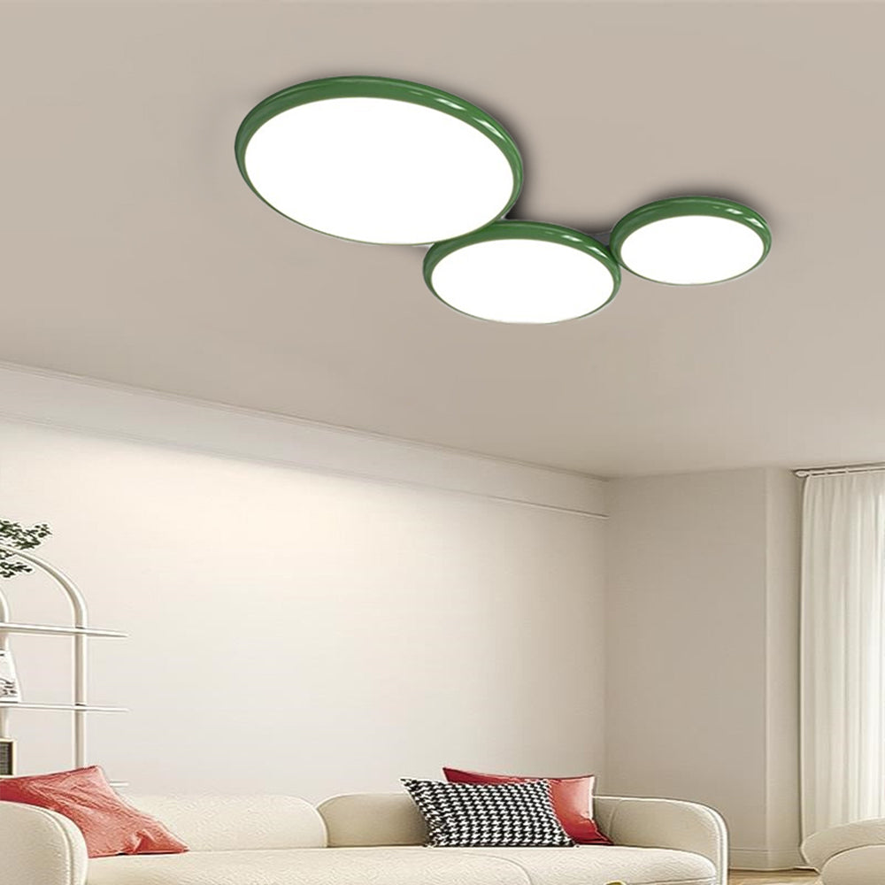 Valentina Modern LED Flush Mount Ceiling Light Metal Living Room