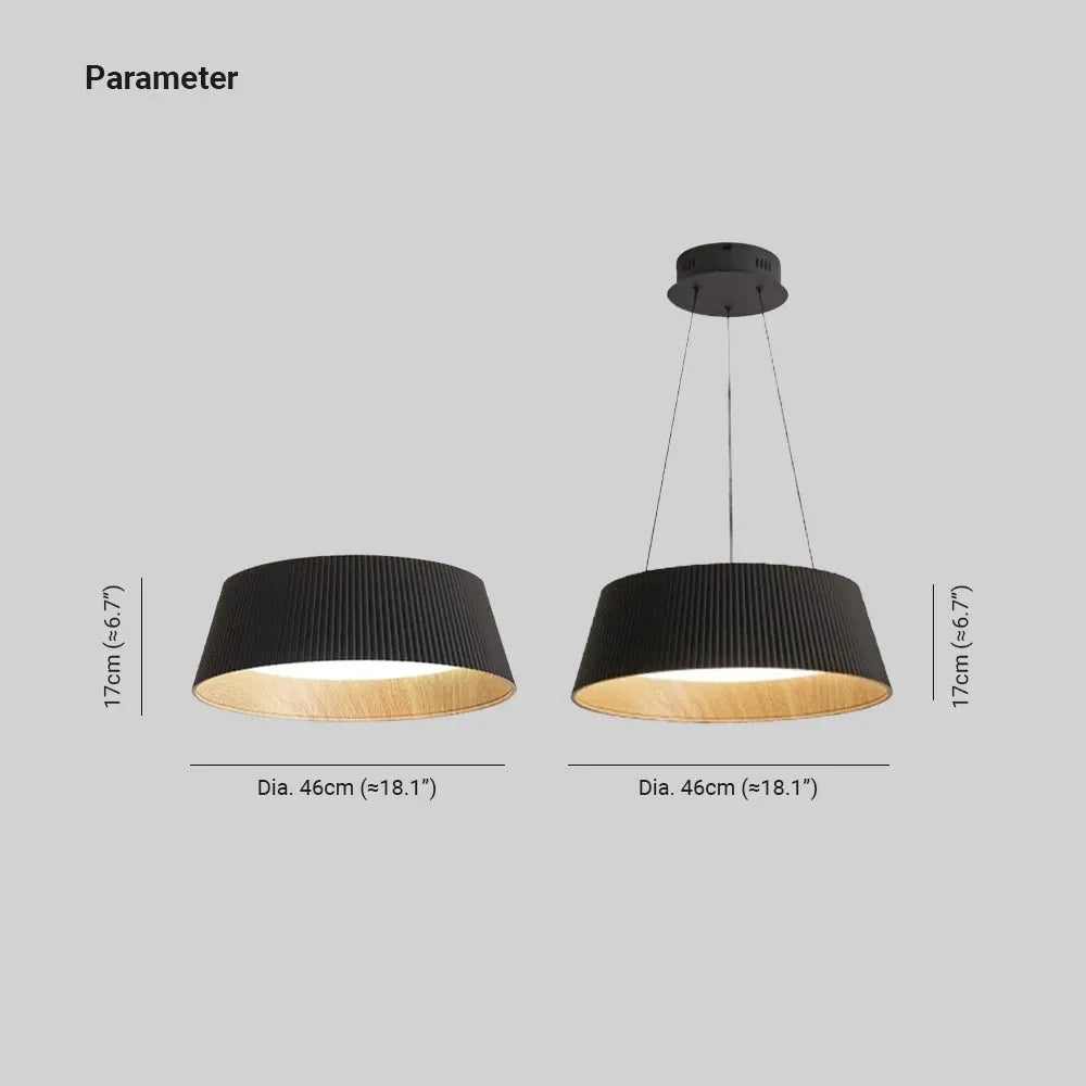 Silva Modern Pendant Light/Flush Mount Ceiling Light Drum-shaped
