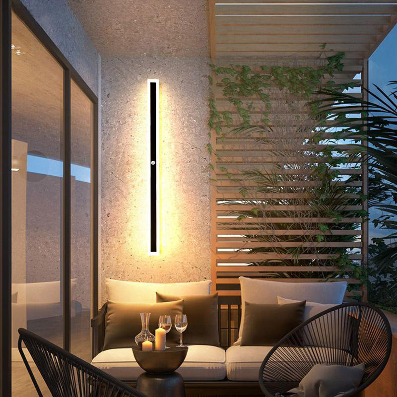 Vynn Wall Light Outdoor Modern Waterproof LED Black/White - Kingsley Beaumont