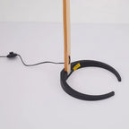 Muto Unique LED Floor Lamp, Wood/Metal, Living Room