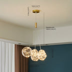 Valentina Glass Globe Bubble Pendant Light LED Stary