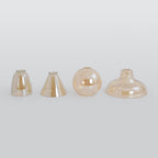 June Industrial Glass Pendant Light Clear/Amber/Smoke Grey