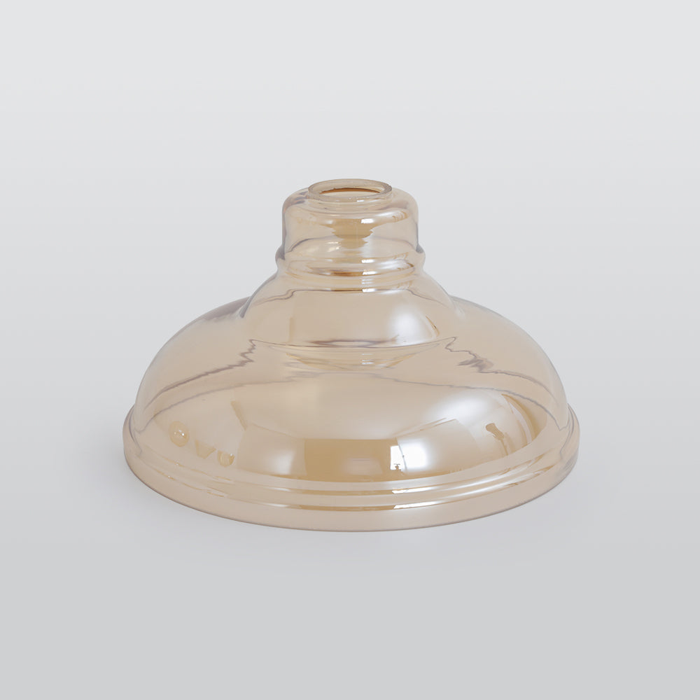 June Industrial Glass Pendant Light Clear/Amber/Smoke Grey