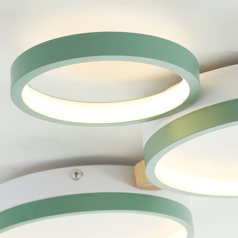 Arisha Round Flush Mount Ceiling Light 3 Colour 3/4/5/6/7 Heads