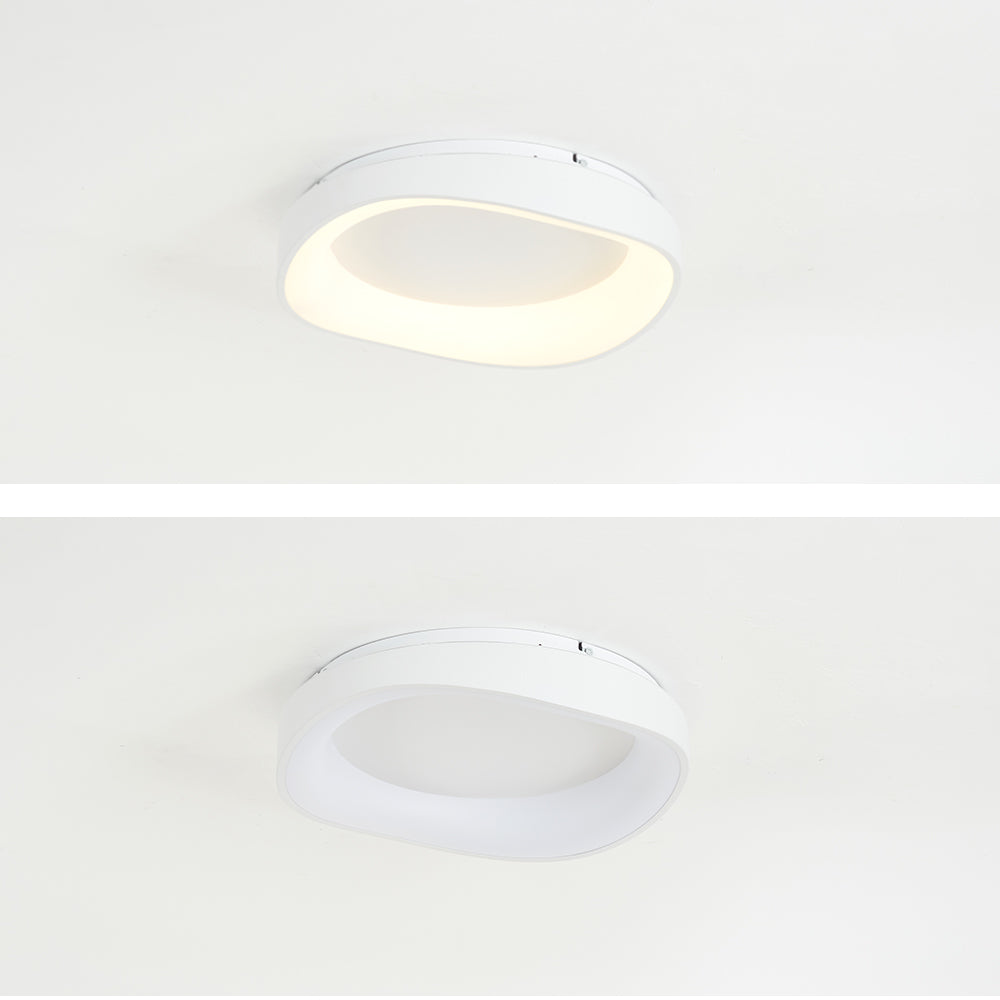 Arisha Modern Wave Flush Mount Ceiling Light