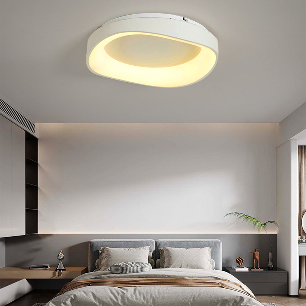Arisha Modern Wave Flush Mount Ceiling Light