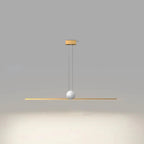 Arisha Minimalist Linear Bubble Pendant Light Marble