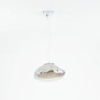 Avi Minimalist Spherical Glass Pendant Light, 3 Colour