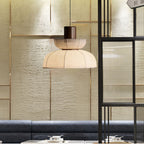 Muto Retro Fabric & Metal Pendant Light, 2 Style