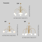 Monica Pendant Light Double Layer Glass Bubble