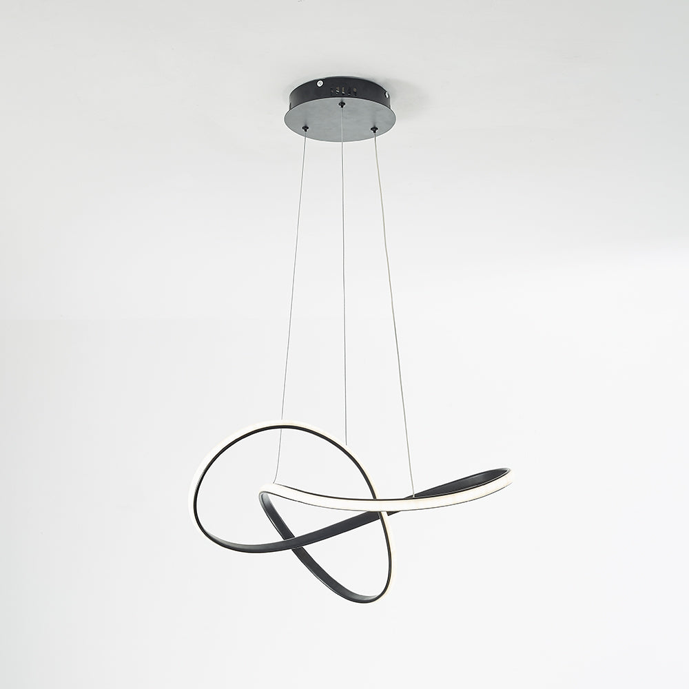 Arisha Pendant Light linear Modern, /Metal, Black/White, Dining Room