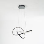 Arisha Pendant Light linear Modern, /Metal, Black/White, Dining Room
