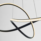 Arisha Pendant Light linear Modern, /Metal, Black/White, Dining Room