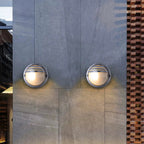 Wyre Wall Lamp Geometric Modern Metal Glass Outdoor