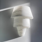 Vyloren Tiered Alabaster Wall Light
