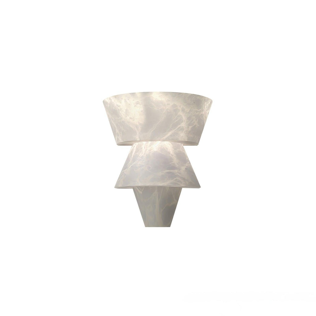 Vyloren Tiered Alabaster Wall Light