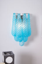 Aurora Wall Lamp Pink Teardrop Glass Floral Artistic