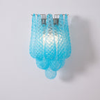 Aurora Wall Lamp Pink Teardrop Glass Floral Artistic