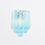 Aurora Wall Lamp Pink Teardrop Glass Floral Artistic