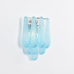 Aurora Wall Lamp Pink Teardrop Glass Floral Artistic