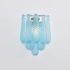 Aurora Wall Lamp Pink Teardrop Glass Floral Artistic