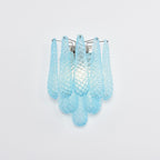 Aurora Wall Lamp Pink Teardrop Glass Floral Artistic