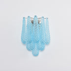Aurora Wall Lamp Pink Teardrop Glass Floral Artistic