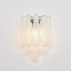 Aurora Wall Lamp Pink Teardrop Glass Floral Artistic