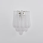 Aurora Wall Lamp Pink Teardrop Glass Floral Artistic