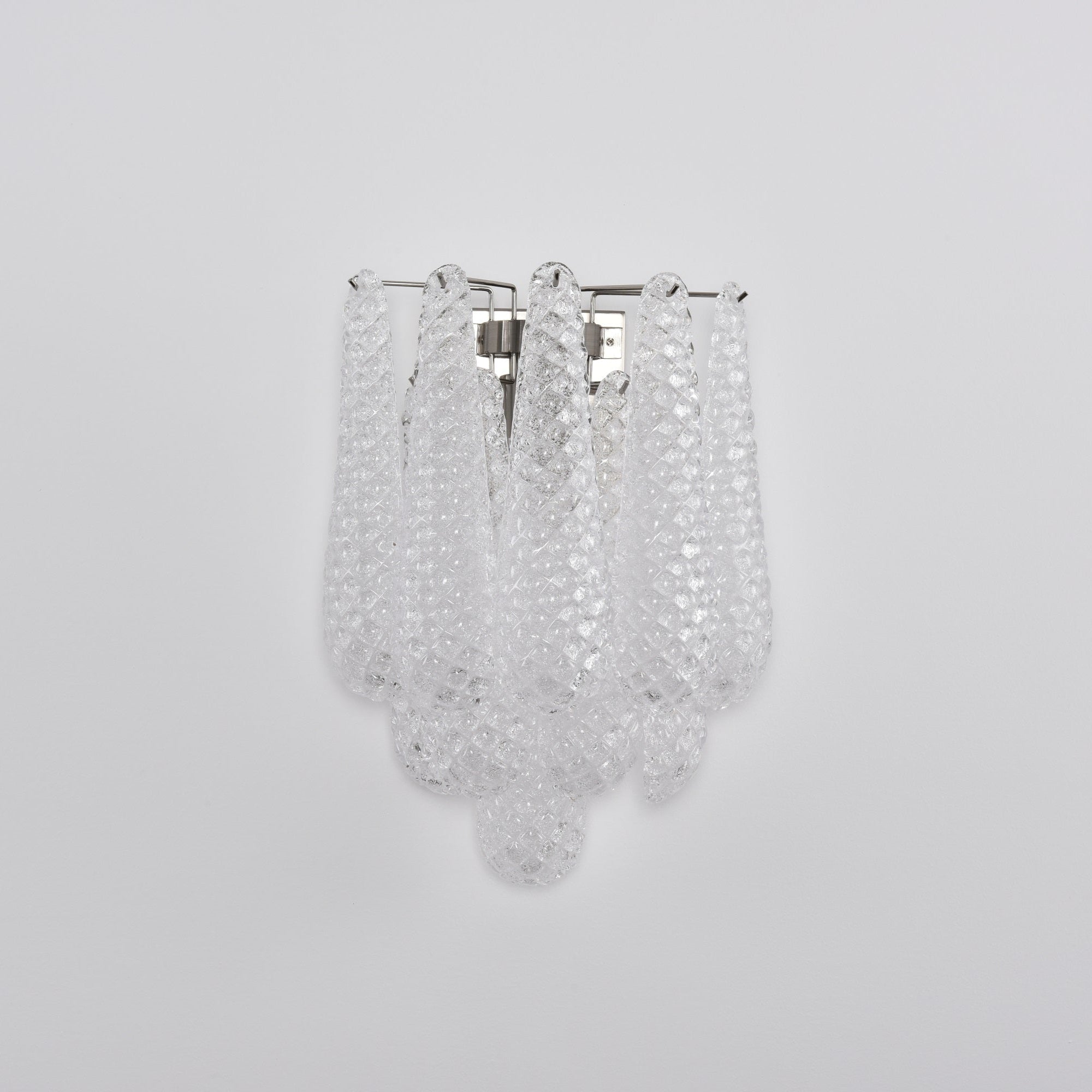 Aurora Wall Lamp Pink Teardrop Glass Floral Artistic