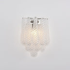 Aurora Wall Lamp Pink Teardrop Glass Floral Artistic